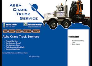 Abba Crane website