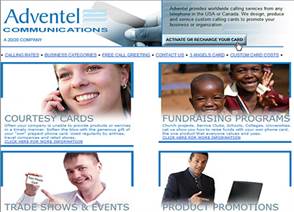 Adventel website