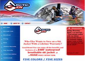 Arcticskin website