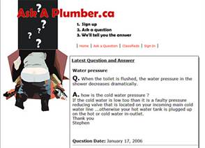 Askaplumber website