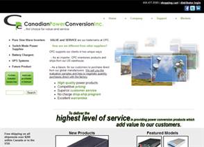Canadianpowerconversion website