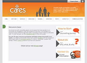 Cares website