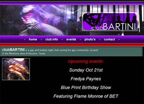 Clubbartini website