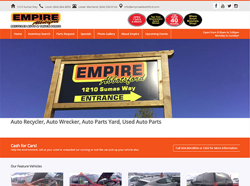 Empireabbotsford website