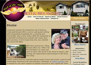 Endofthemile website