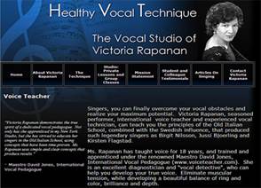 Healthyvocal website