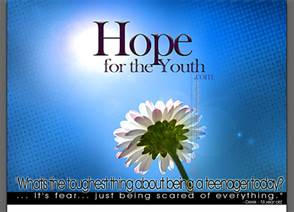 Hopefortheyouth website