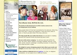 Lifewriters website