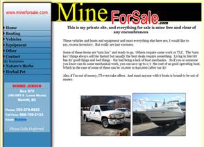 Mineforsale website