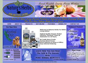 Naturesherbs website