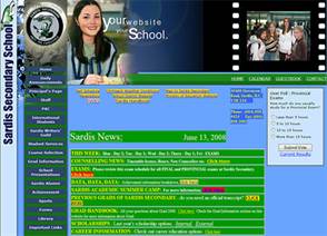 Sardissecondary website