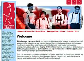 Singcanada website