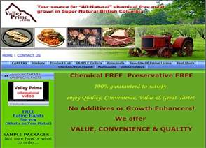 Valleyprime website