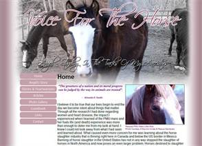 Voiceforthehorse website