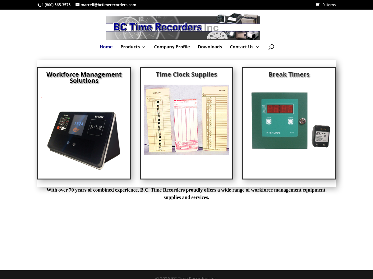 bctimerecorders.com website