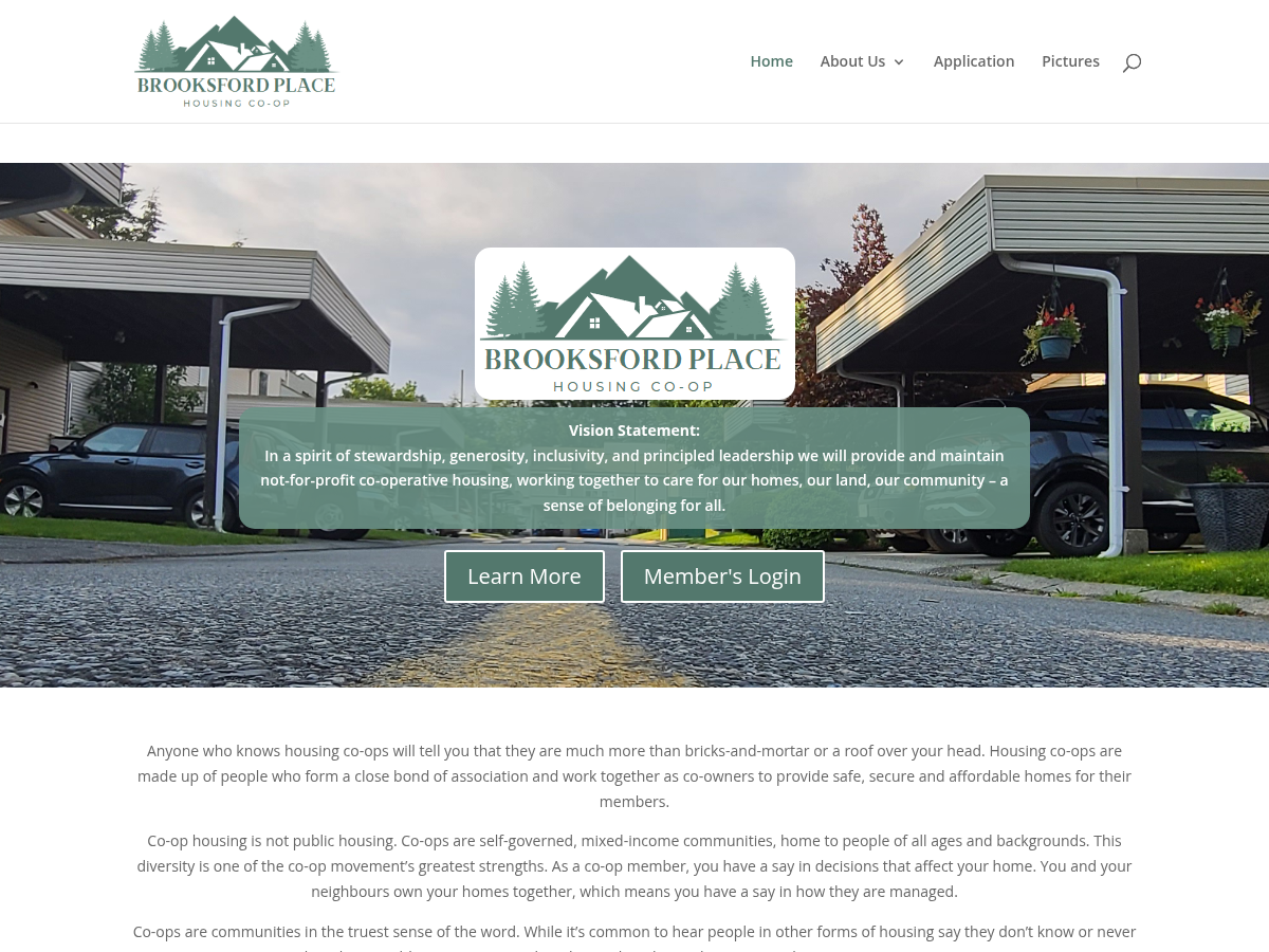 Brooksford Place · Housing Co-op Brooksford Place · Housing Co-op website