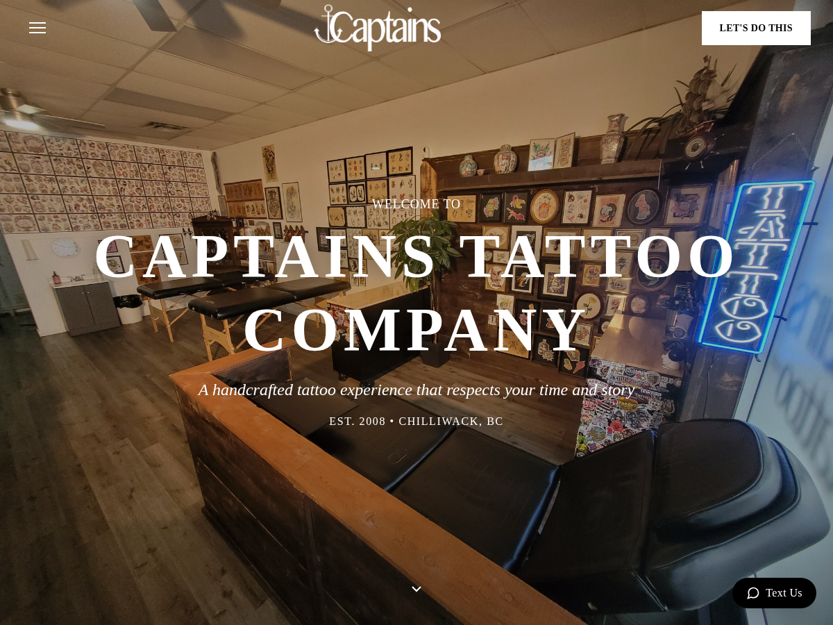 Captain's Tattoo Company · Studio Captain's Tattoo Company · Studio website
