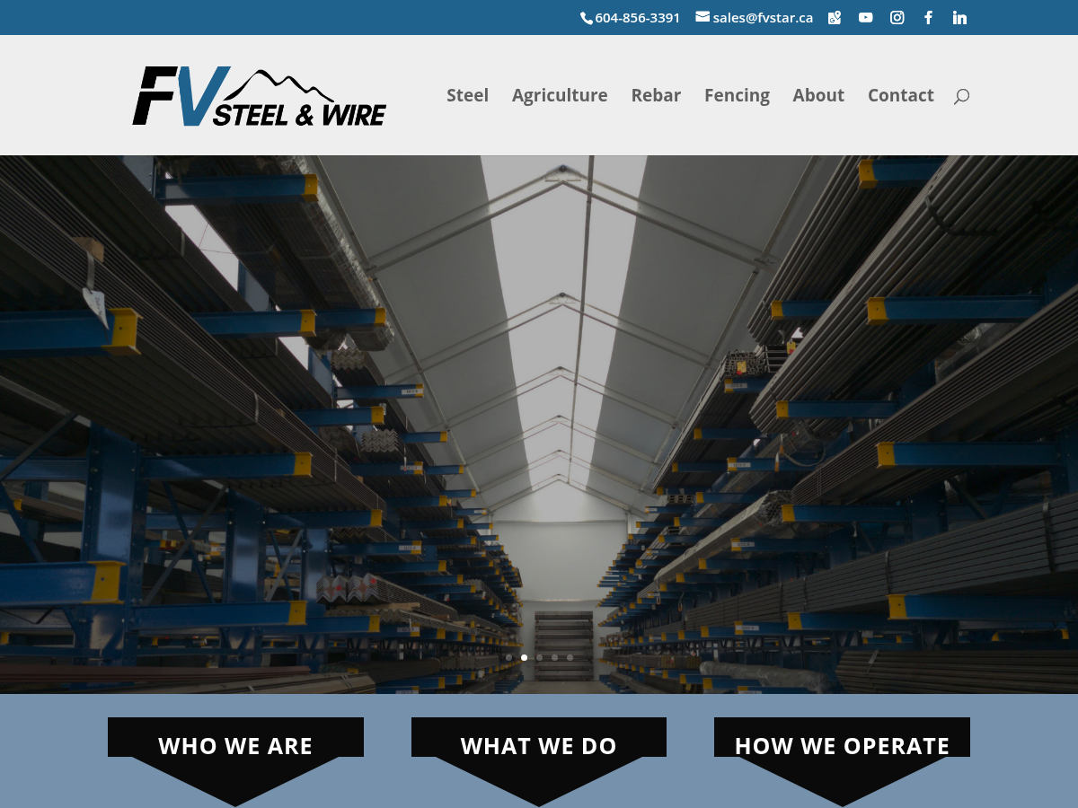 FV Star · Steel & Fencing Products FV Star · Steel & Fencing Products website