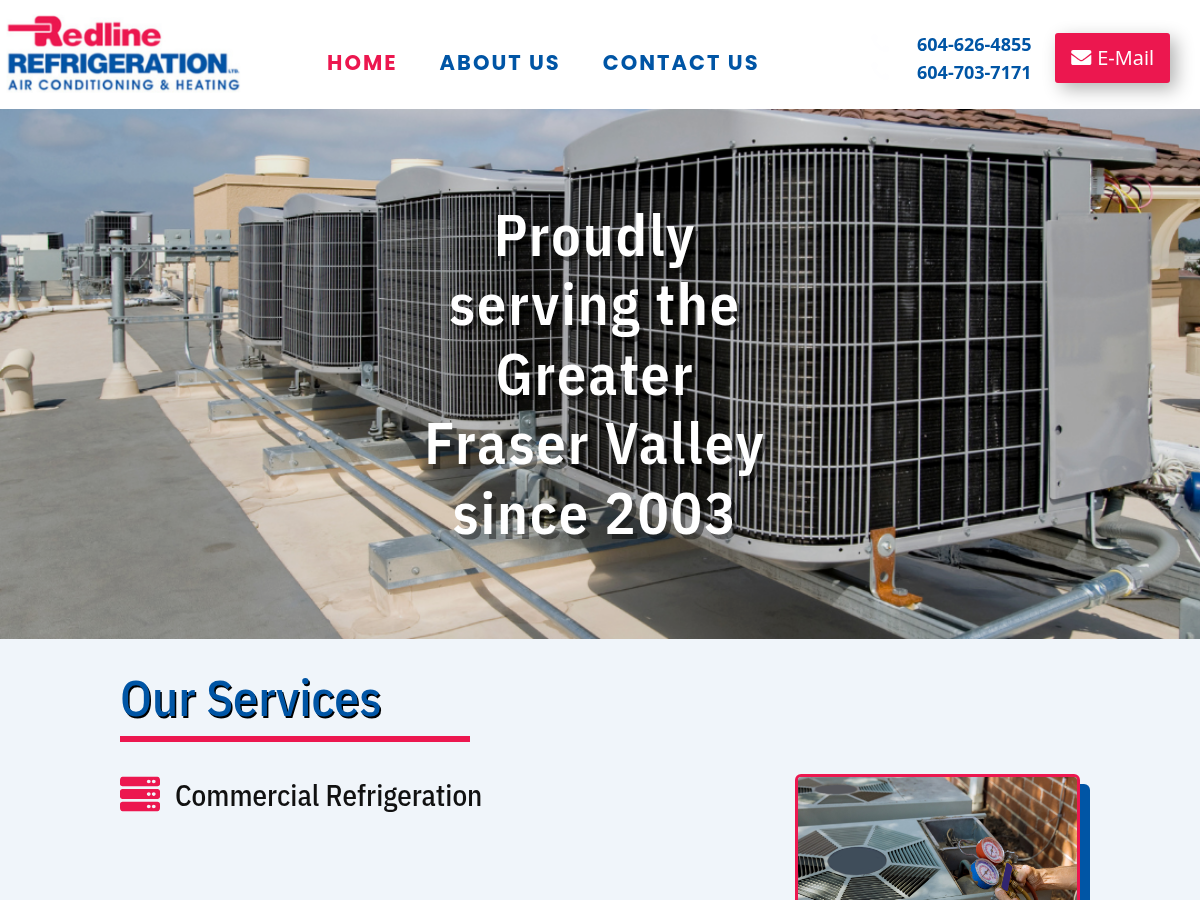 redlinerefrigeration.com redlinerefrigeration.com website