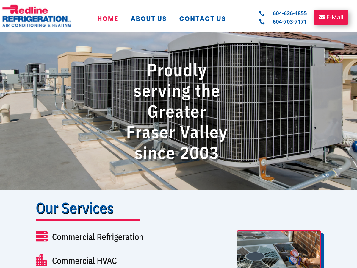 redlinerefrigeration.com redlinerefrigeration.com website
