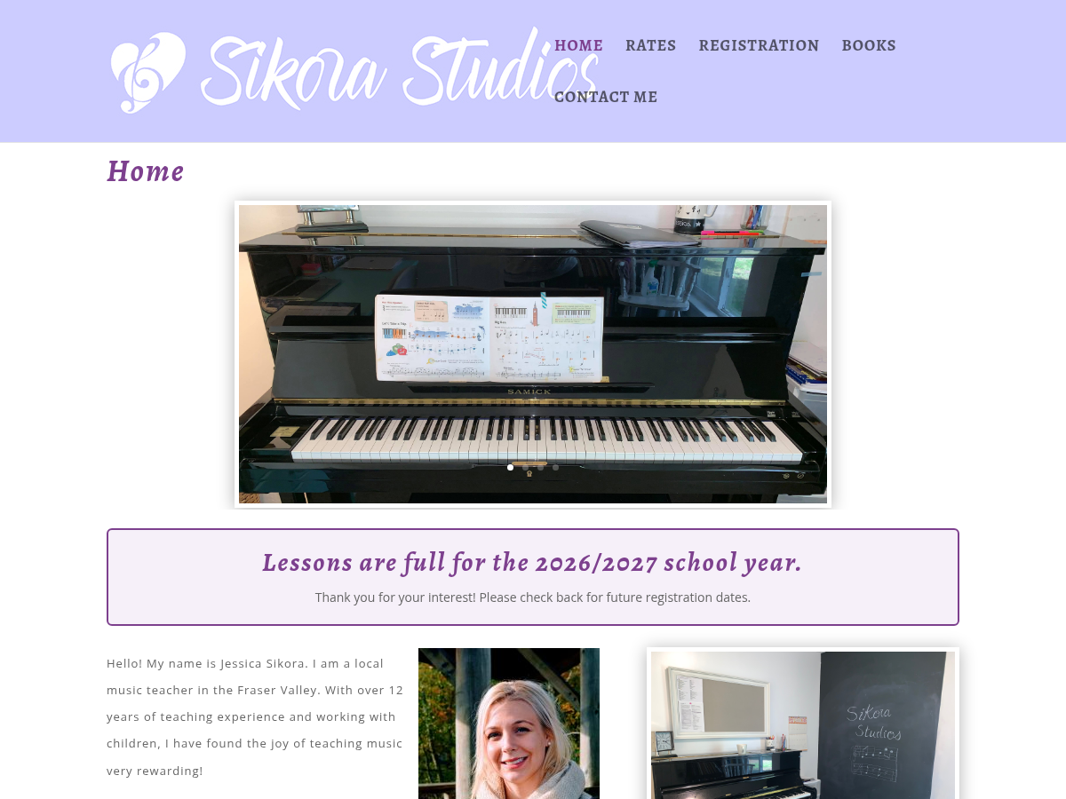 sikorastudios.com website